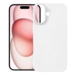 For iPhone 17 Kalebol Solid Color Simple All-inclusive Liquid Silicone Phone Case(White)