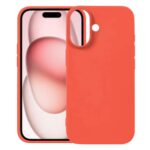 For iPhone 17 Kalebol Solid Color Simple All-inclusive Liquid Silicone Phone Case(Orange)