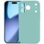 For iPhone 17 Pro Kalebol Precise Cutouts Solid Color TPU Phone Case(Light Blue)