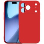 For iPhone 17 Pro Kalebol Precise Cutouts Solid Color TPU Phone Case(Red)