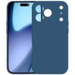 For iPhone 17 Pro Kalebol Precise Cutouts Solid Color TPU Phone Case(Blue)