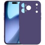 For iPhone 17 Pro Kalebol Precise Cutouts Solid Color TPU Phone Case(Roland Purple)