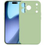 For iPhone 17 Pro Kalebol Precise Cutouts Solid Color TPU Phone Case(Matcha Green)