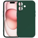 For iPhone 17 Kalebol Precise Cutouts Solid Color TPU Phone Case(Dark Green)