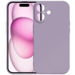 For iPhone 17 Kalebol Precise Cutouts Solid Color TPU Phone Case(Grass Purple)