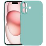 For iPhone 17 Kalebol Precise Cutouts Solid Color TPU Phone Case(Light Blue)