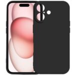For iPhone 17 Kalebol Precise Cutouts Solid Color TPU Phone Case(Black)