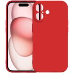 For iPhone 17 Kalebol Precise Cutouts Solid Color TPU Phone Case(Red)
