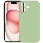 For iPhone 17 Kalebol Precise Cutouts Solid Color TPU Phone Case(Matcha Green)