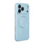 For iPhone 17 Pro Max ENKAY MagSafe Matte TPU Phone Case with Lens Film(Blue)