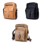 Leather Shoulder Messenger Bag - Image 2