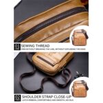 Leather Shoulder Messenger Bag - Image 5