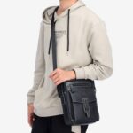 Leather Shoulder Messenger Bag - Image 7