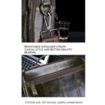 First-layer Cowhide Messenger Bag - Image 6