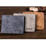 Men Vintage Frosted Two Fold Wallet - Image 6