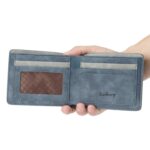 Men Vintage Frosted Two Fold Wallet - Image 7