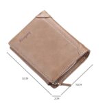 Men Vertical Multi-card Tri-fold Small Wallet - Image 3
