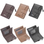 Baellerry  Men Short Multi-Card Slot Zipper Wallet - Image 2
