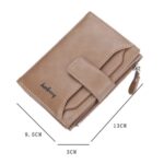 Baellerry  Men Short Multi-Card Slot Zipper Wallet - Image 3