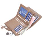 Baellerry  Men Short Multi-Card Slot Zipper Wallet - Image 7