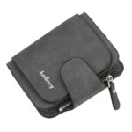 Ladies Wallet Buckle Nubuck Leather Coin Purse