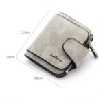 Ladies Wallet Buckle Nubuck Leather Coin Purse - Image 3