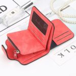 Ladies Wallet Buckle Nubuck Leather Coin Purse - Image 4