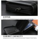Men Multi-card Coin Purse Tri-fold Zip Wallet - Image 6