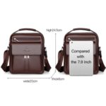 WEIXIER D244 Men Large Capacity Business Retro Messenger Bag - Image 2