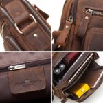 HUMERPAUL MH573 Men Shoulder Bag Leather Messengers Bag - Image 3