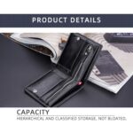 Baellerry Men Short Vintage Multi-Card Wallet - Image 7