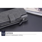 Baellerry Multi-card Slot Zip Buckle Vintage Wallet - Image 6