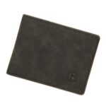 MenBense Men Short Wallet Retro Frosted Multi Card Wallet