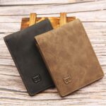 MenBense Men Short Wallet Retro Frosted Multi Card Wallet - Image 2