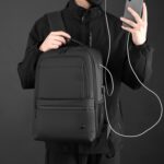 WEPOWER Men Multifunctional USB Charging Backpack - Image 11