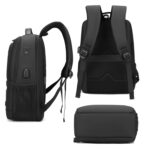 WEPOWER Men Multifunctional USB Charging Backpack - Image 4