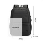 WEPOWER Men Multifunctional USB Charging Backpack - Image 5