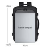 WEIXIER B724 Large Capacity Expandable Double-Shoulder Bag - Image 2