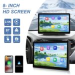 8-Inch HD Wireless CarPlay Screen DVR With Dash Cam/1080p Front Rear Camera/Bluetooth/AirPlay - Image 2