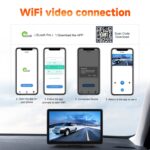 8-Inch HD Wireless CarPlay Screen DVR With Dash Cam/1080p Front Rear Camera/Bluetooth/AirPlay - Image 13