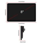 8-Inch HD Wireless CarPlay Screen DVR With Dash Cam/1080p Front Rear Camera/Bluetooth/AirPlay - Image 15