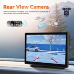 8-Inch HD Wireless CarPlay Screen DVR With Dash Cam/1080p Front Rear Camera/Bluetooth/AirPlay - Image 6