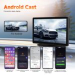 8-Inch HD Wireless CarPlay Screen DVR With Dash Cam/1080p Front Rear Camera/Bluetooth/AirPlay - Image 7