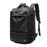 Vacuum Compression Expandable Men Double Shoulder Bag