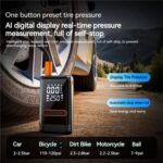 Portable Wireless Digital Display Car Automatic Air Pump - Image 5