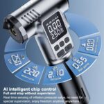 Car Air Pump With Window Breaker Cutting Tool - Image 3