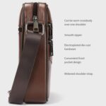 BULL CAPTAIN 8-inch Leather Shoulder Bag Crossbody Wallet - Image 2