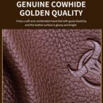 BULL CAPTAIN 8-inch Leather Shoulder Bag Crossbody Wallet - Image 6