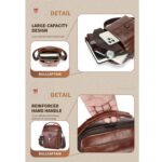 BULL CAPTAIN 8-inch Men Genuine Leather Crossbody Bag - Image 6