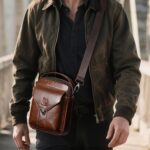 BULL CAPTAIN 8-inch Men Genuine Leather Crossbody Bag - Image 8
